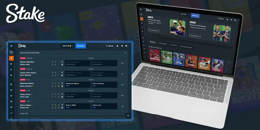 Padel en Stake Casino