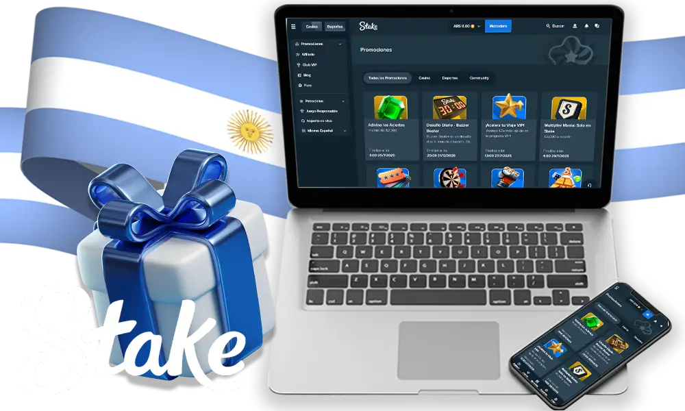 Stake Bono de Bienvenida - Promociones y requisitos